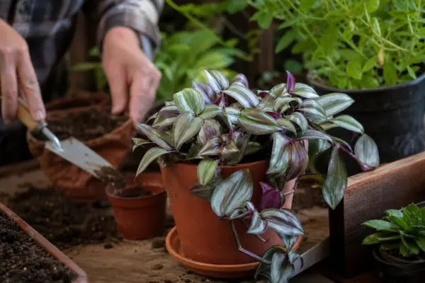 Telegraf (Tradescantia zebrina) – sfaturi pentru plantare, creștere și întreținere