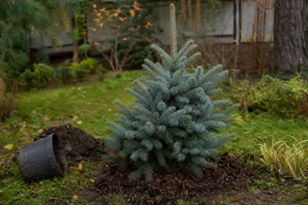 Molid argintiu (Picea pungens) – ghid practic de plantare și îngrijire