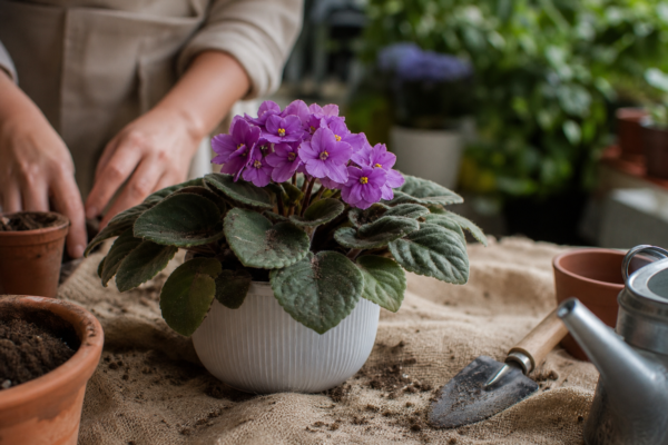 Violeta africană (Saintpaulia ionantha) – condiții de creștere, plantare și îngrijire