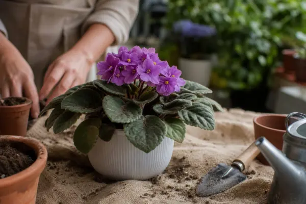 Violeta africană (Saintpaulia ionantha) – condiții de creștere, plantare și îngrijire
