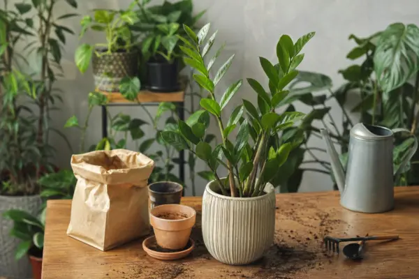 Zamioculcas (Zamioculcas zamiifolia) – plantare și îngrijire pas cu pas