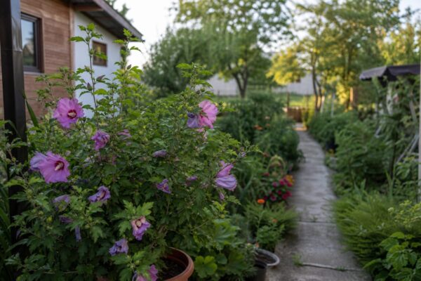 Hibiscus de grădină (Hibiscus syriacus) – plantare, îngrijire și greșeli de evitat