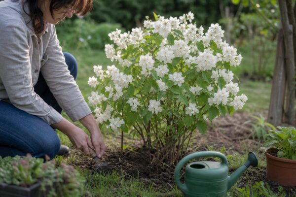 Lămâiță (Philadelphus coronarius) – de la plantare la întreținerea de zi cu zi