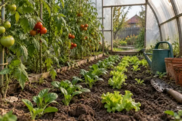 De la roșii la verdețuri: cum organizezi trecerea dintre două culturi în solar
